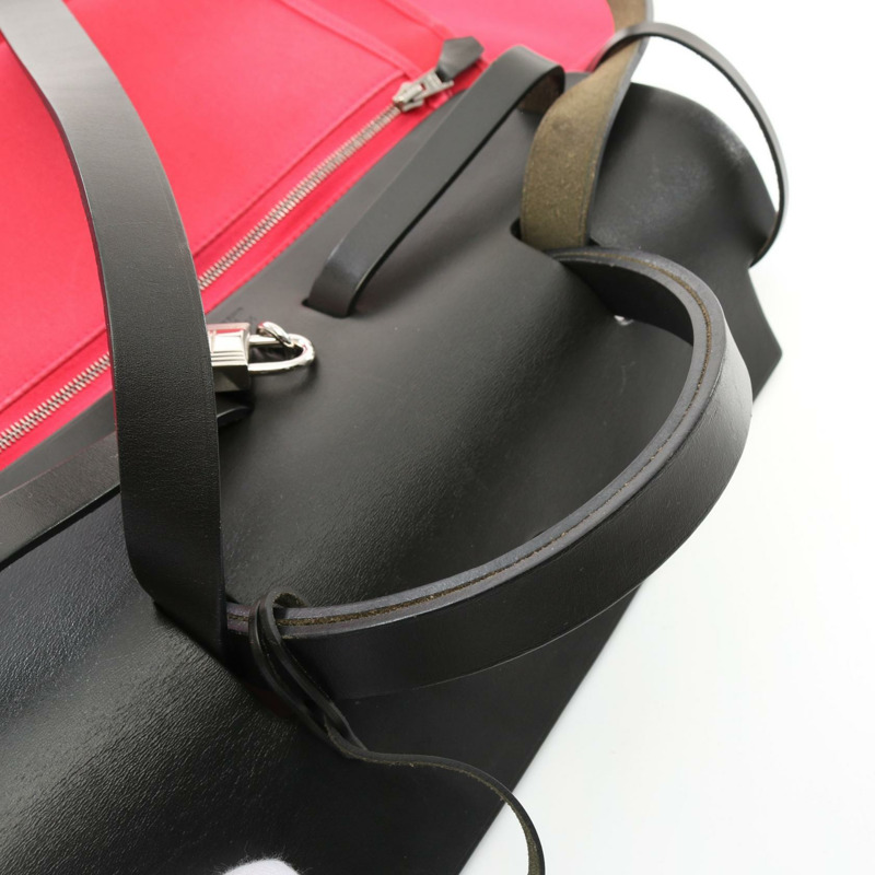 愛馬仕 Herbag Zip PM 手提單肩包 A 082268CK Toile officier 獵人粉紅 SHW-7