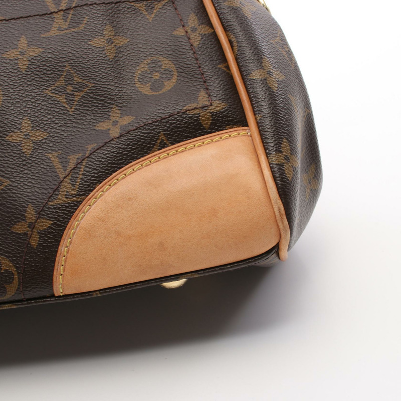 LOUIS VUITTON Beverly MM 肩背包 M40121 Monogram 帆布 棕色 二手 女士 LV-10