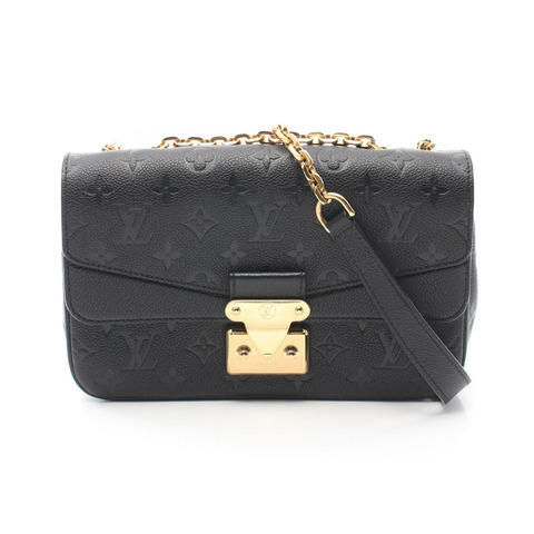 LOUIS VUITTON Marceau 單肩包 M46200 Monogram empreinte 皮革黑色二手