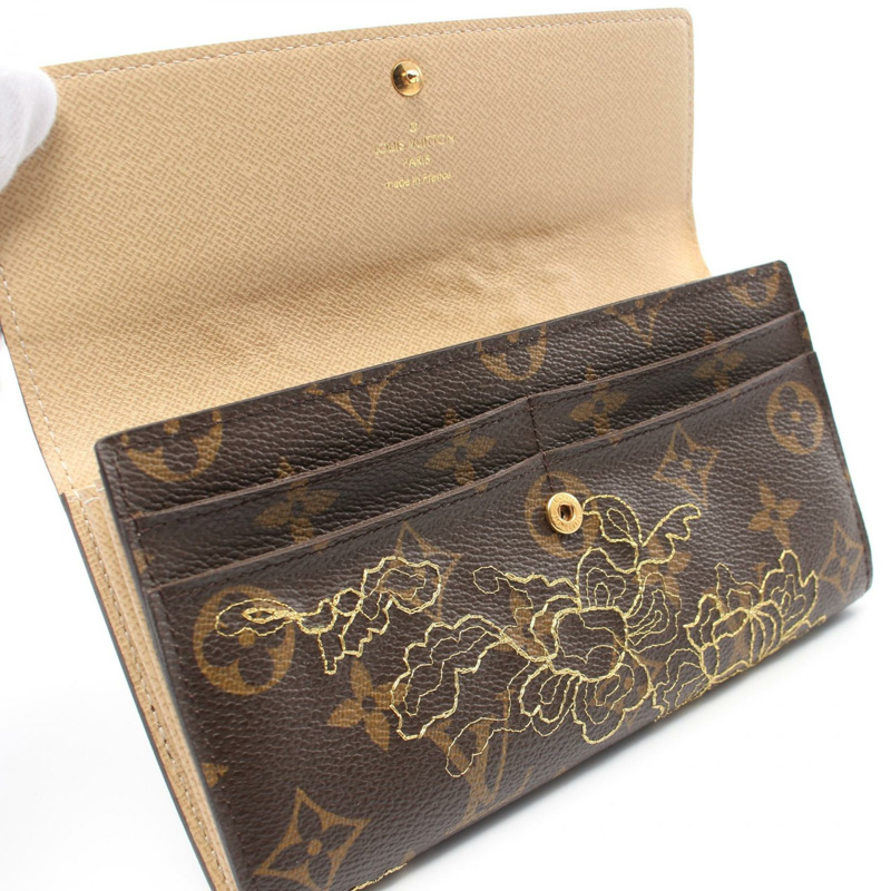 路易威登 Portefeuille Sarah 雙折皮夾 M95389 Monogram Dentelle LV-7