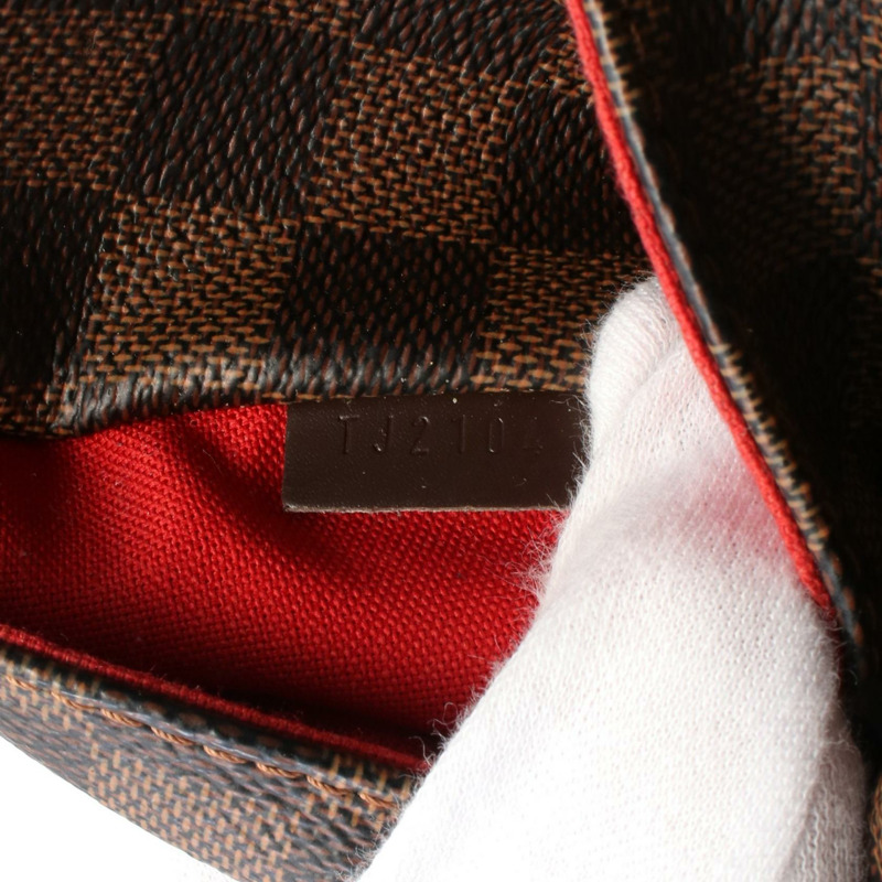 路易威登 Totally PM 手提單肩包 N41282 Damier 皮革 Ebene 二手-4