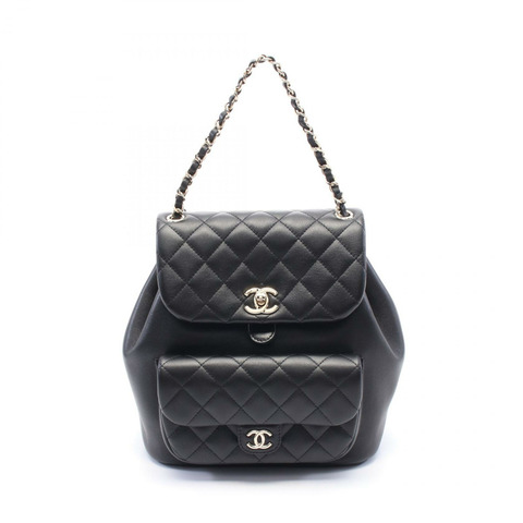CHANEL Matelasse Rucksack 背包 AS3618 小羊皮 黑色 二手 GHW CC