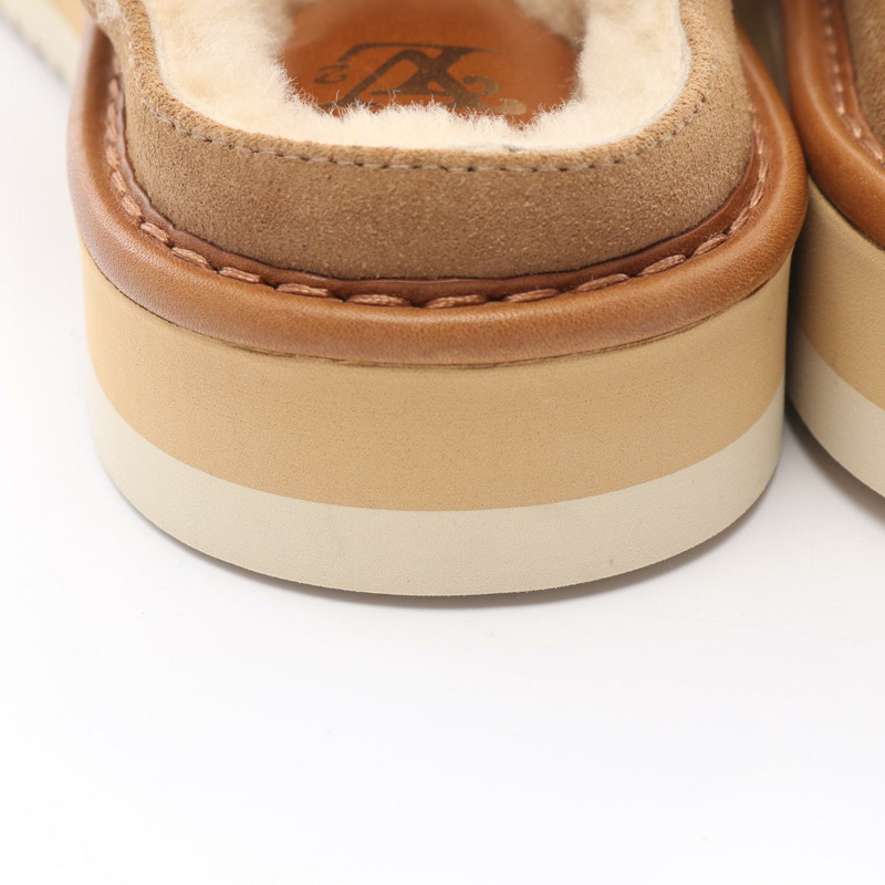 LOUIS VUITTON LOUIS VUITTON × NIGO LV Cozy Line 穆勒鞋 涼鞋 木桐棕色 二手 男款-9