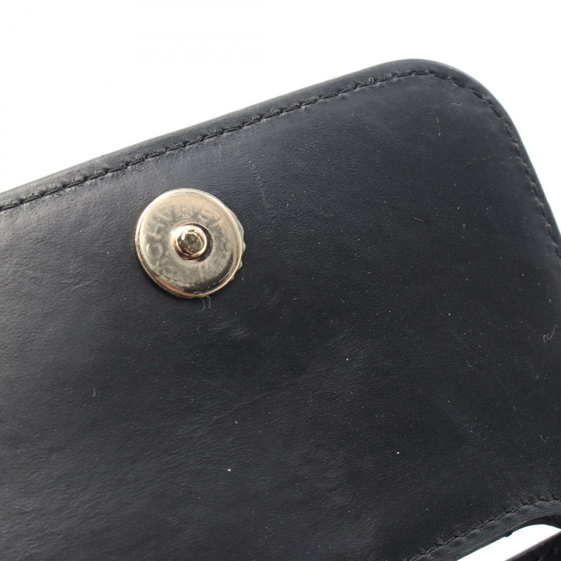 香奈兒 (CHANEL) 絎縫鏈條肩背包 AP2837 黑色皮革 二手 女士 GHW CC-6