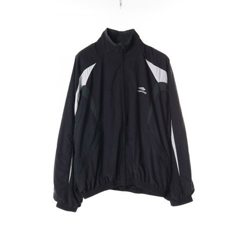 BALENCIAGA 其他夾克 725276 尼龍 黑色 綠色 二手 男女通用