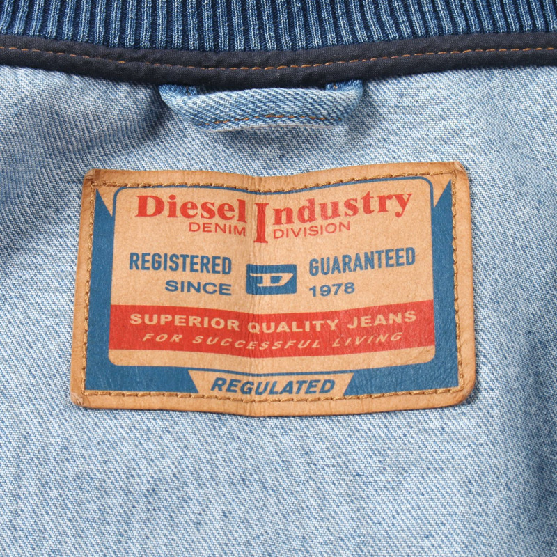 DIESEL D-VINZ-S Blouson 09I47 牛仔藍 二手男款-2