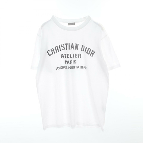 Dior ATELIER T卹 043J615A0589 棉白色二手男款
