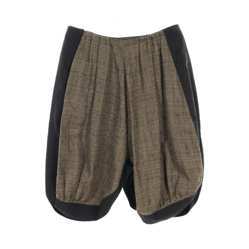 路易威登 Saruel 長褲 RW231A UQ8 布料 棉絲混紡 卡其色 黑色 二手 男款-1