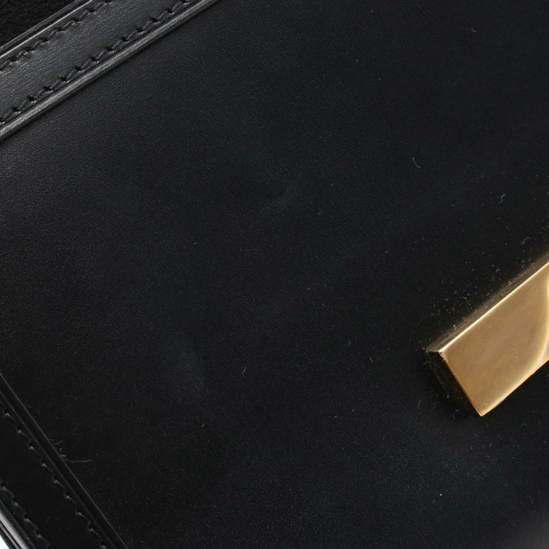 LOUIS VUITTON Dauphine MM LV Lock 兩用單肩包 M55821 皮革黑色二手-6