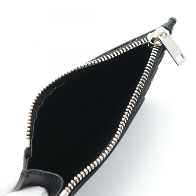 SAINT LAURENT Fragment Zip Pouch 零錢包 609362BTY0N1000 皮革 黑色 全新 男女通用-2