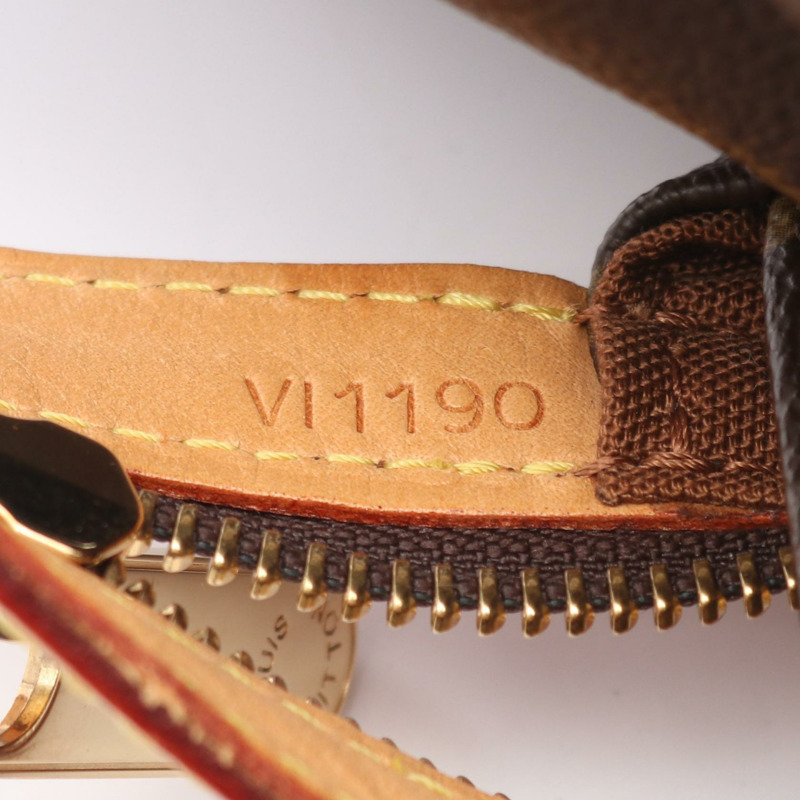 LOUIS VUITTON Stresa PM 單肩包 M51186 Monogram 皮革 棕色 二手-4
