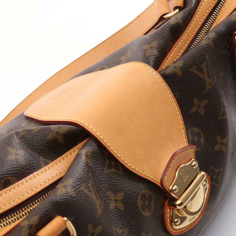 LOUIS VUITTON Stresa PM 單肩包 M51186 Monogram 皮革 棕色 二手-7