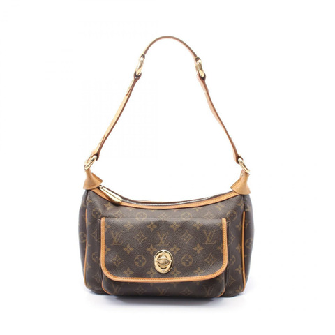 LOUIS VUITTON Tikal PM 單肩包 M40078 Monogram 皮革棕色二手 LV
