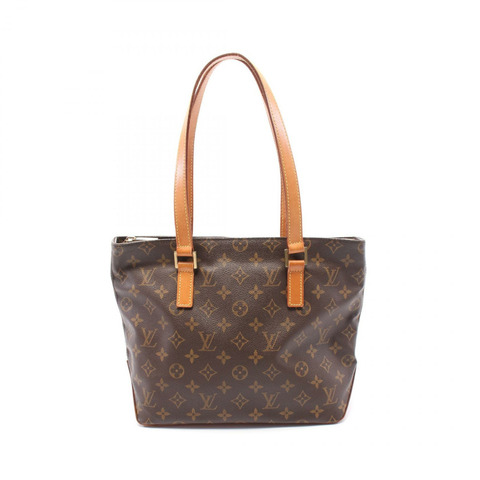 LOUIS VUITTON Cabas 鋼琴單肩包 M51148 Monogram 皮革棕色二手