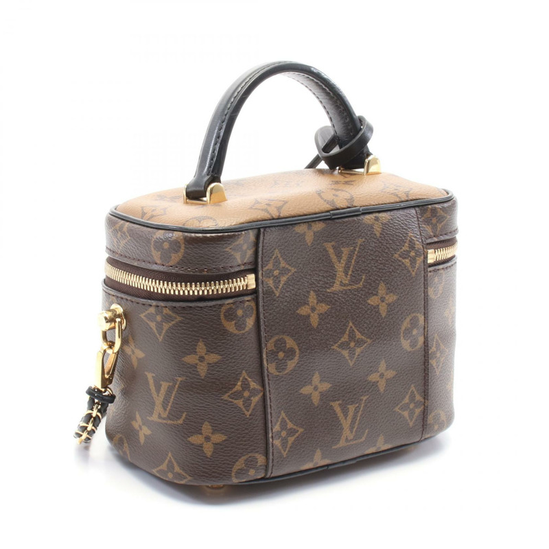 LOUIS VUITTON Vanity NV PM 手鍊斜背包 M45165 Monogram Reverse 二手-1