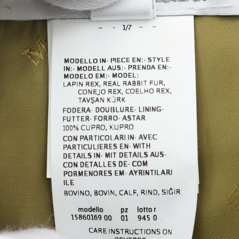 MAX MARA 圍巾 15860169 兔子毛 綠色 二手 女士-2