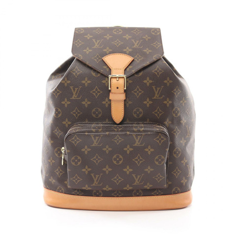 LOUIS VUITTON Montsouris GM Rucksack 背包 M51135 Monogram 帆布 棕色 二手
