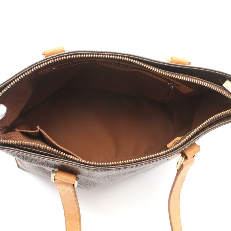 LOUIS VUITTON Cabas 鋼琴單肩包 M51148 Monogram 帆布皮革棕色二手-2