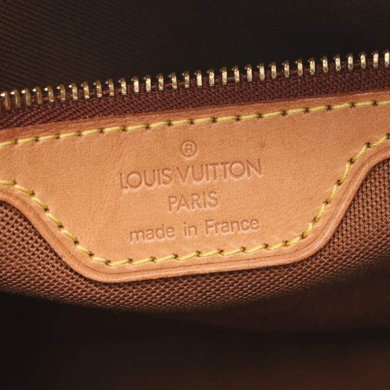 LOUIS VUITTON Cabas 鋼琴單肩包 M51148 Monogram 帆布皮革棕色二手-3