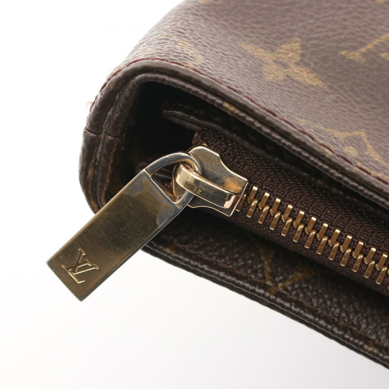 LOUIS VUITTON Cabas 鋼琴單肩包 M51148 Monogram 帆布皮革棕色二手-6