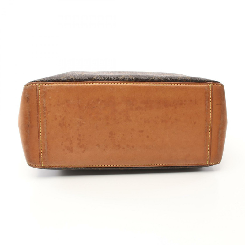 LOUIS VUITTON Cabas 鋼琴單肩包 M51148 Monogram 帆布皮革棕色二手-10