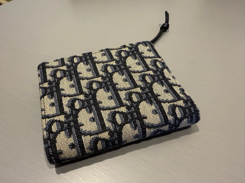 Dior老花零錢包短夾-0