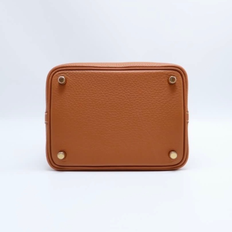 全新Hermès 菜籃子Picotin18金棕金11404專櫃-3