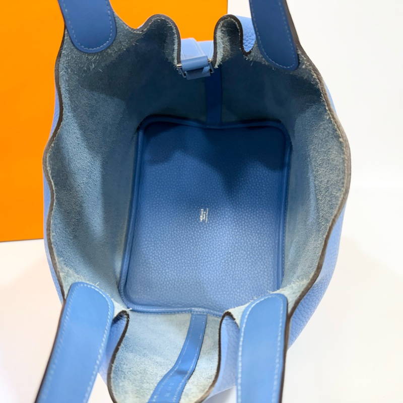Hermes 2T天堂藍TC皮PICOTIN 22-6