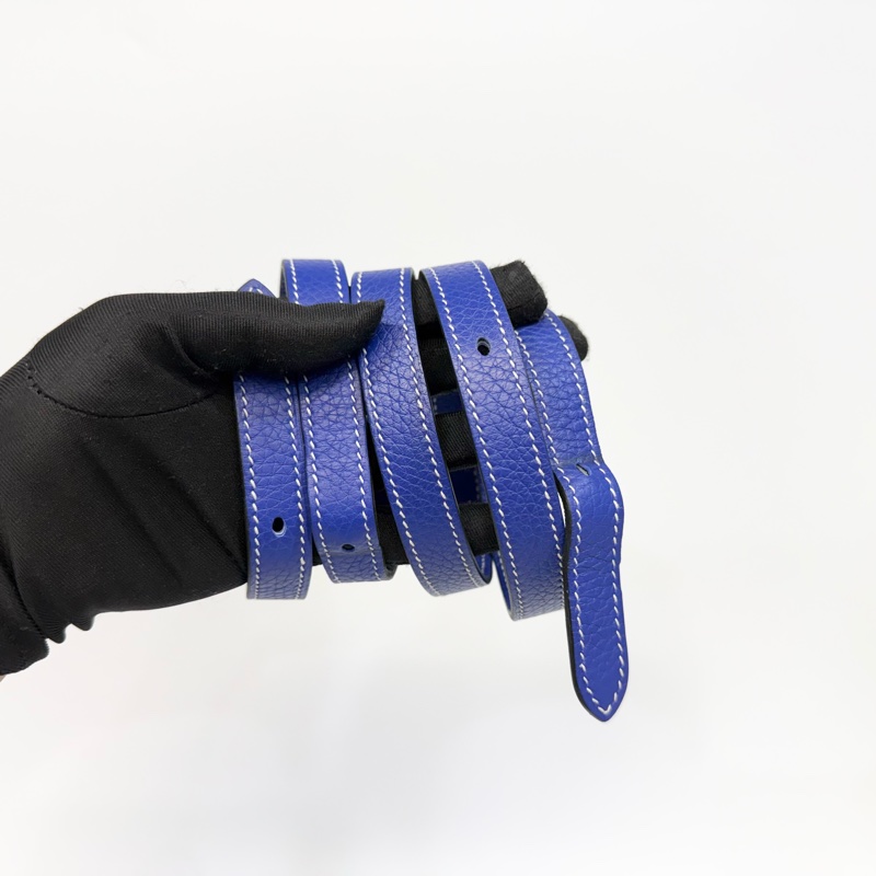 hermes 7T電光藍TC皮Halzan 31cm五用包-14