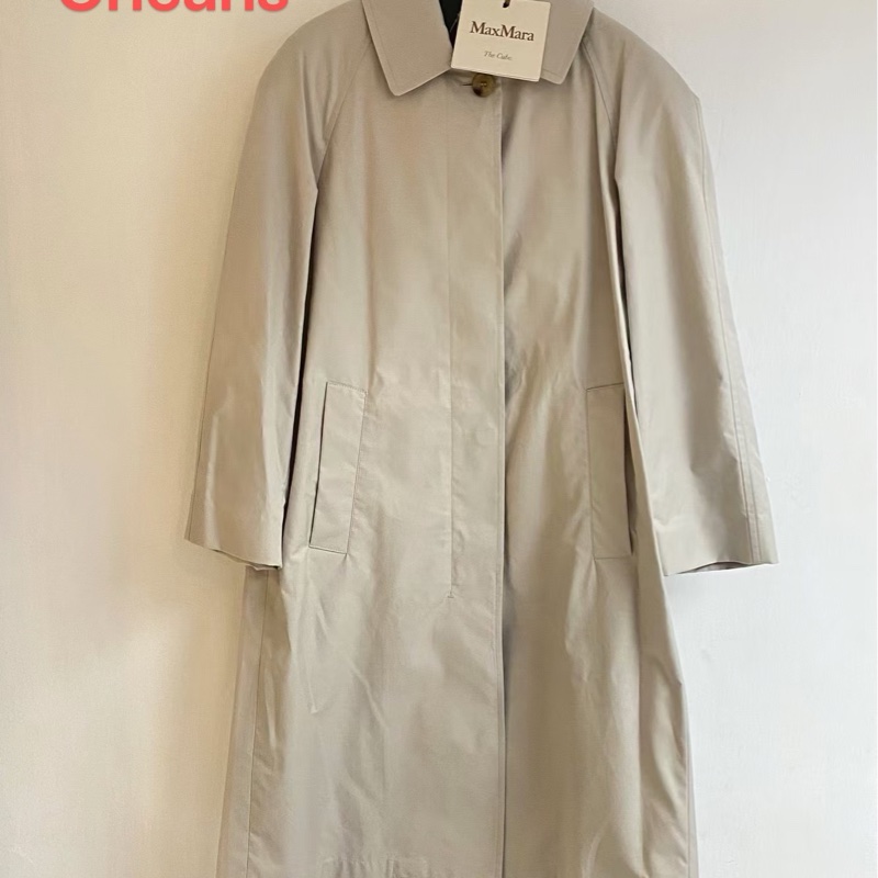 2025 新品MaxMara -Orleans 防水風衣 象牙色-0