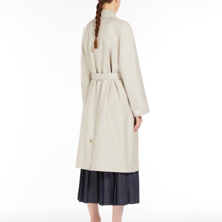 2025 新品MaxMara -Orleans 防水風衣 象牙色-3