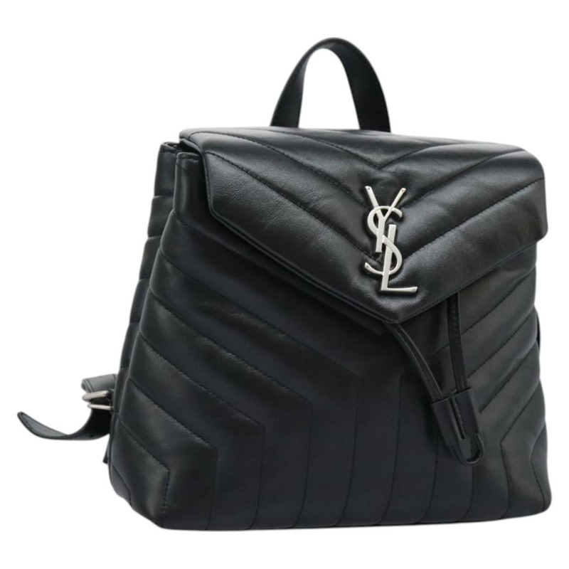 【日本直送】SAINT LAURENT 背包 小羊皮 黑色 正品 117169AM-0