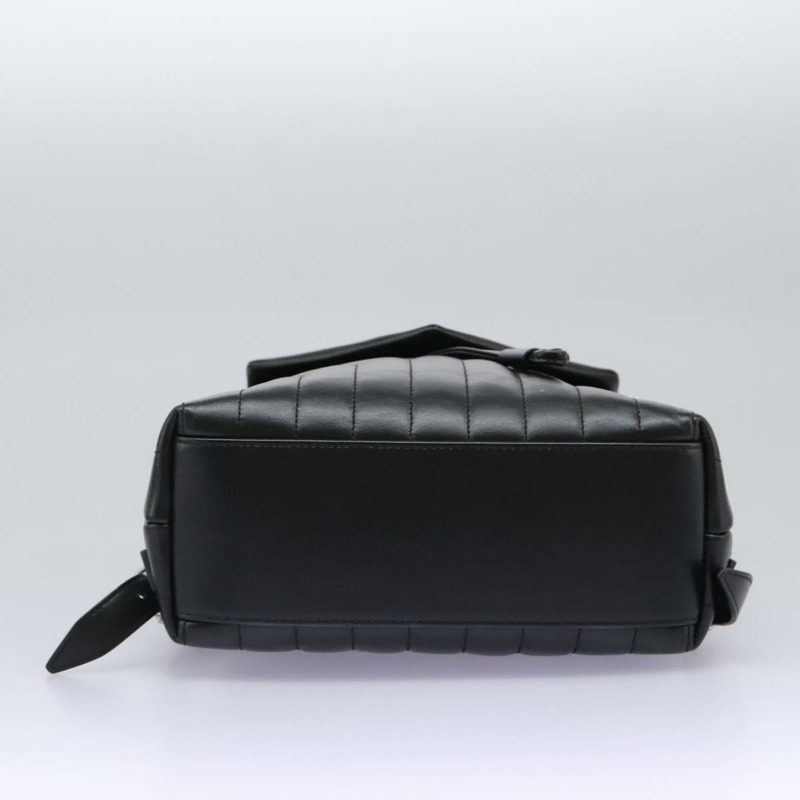 【日本直送】SAINT LAURENT 背包 小羊皮 黑色 正品 117169AM-4