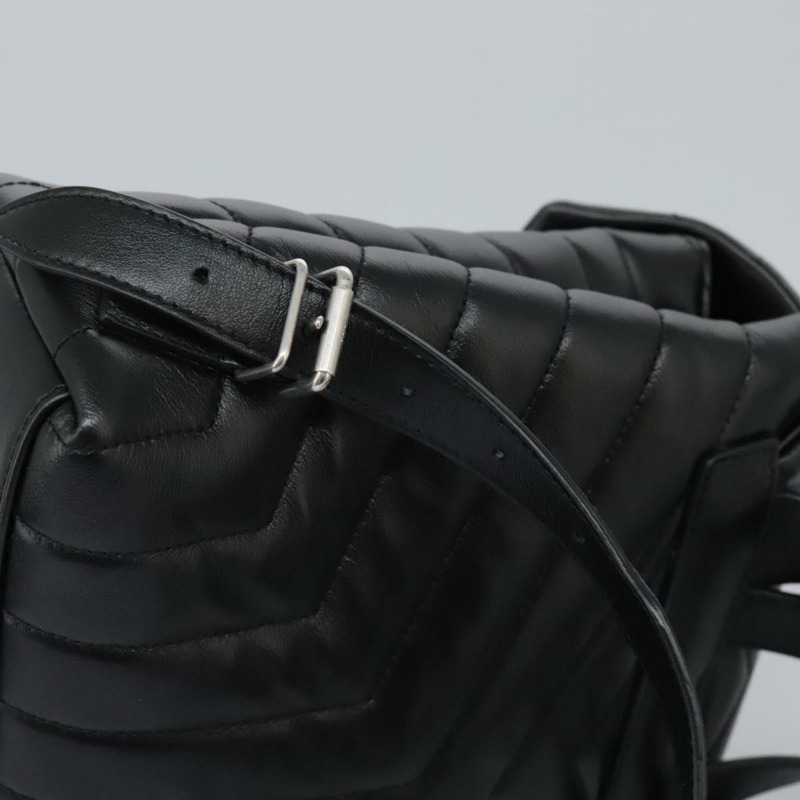 【日本直送】SAINT LAURENT 背包 小羊皮 黑色 正品 117169AM-8