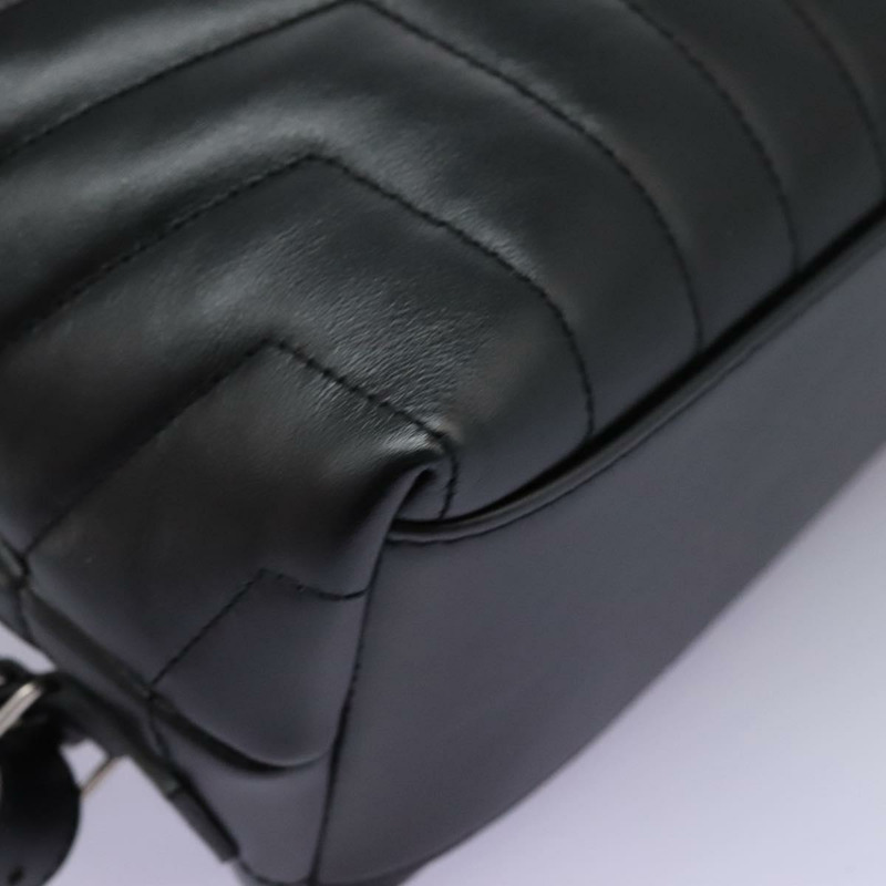 【日本直送】SAINT LAURENT 背包 小羊皮 黑色 正品 117169AM-15