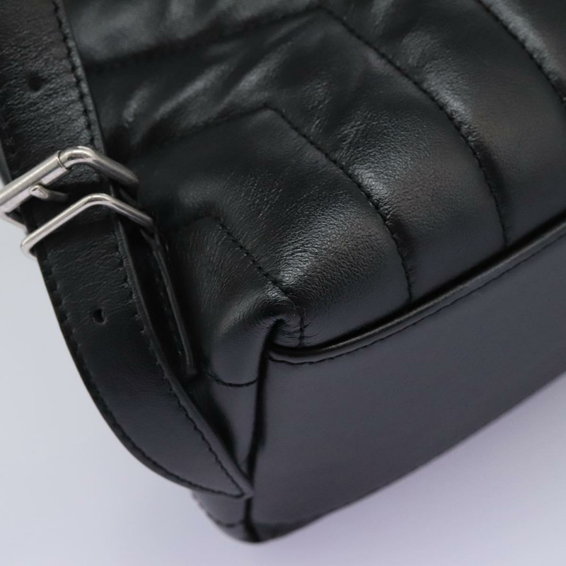 【日本直送】SAINT LAURENT 背包 小羊皮 黑色 正品 117169AM-17