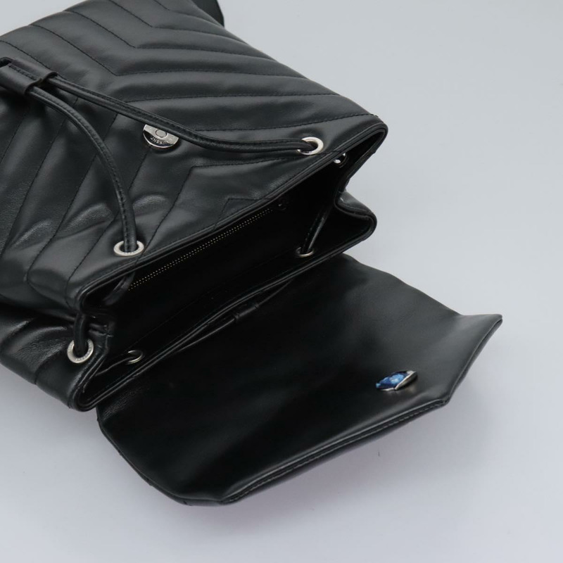 【日本直送】SAINT LAURENT 背包 小羊皮 黑色 正品 117169AM-20