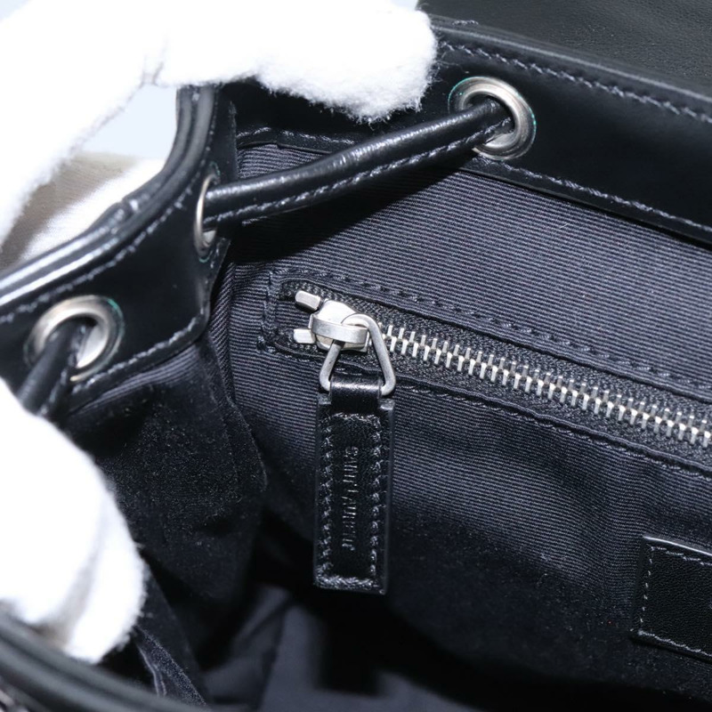 【日本直送】SAINT LAURENT 背包 小羊皮 黑色 正品 117169AM-24