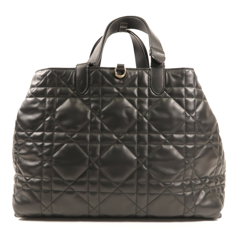 Dior 牛皮皮革Large Dior Toujours銀扣手挽袋-1