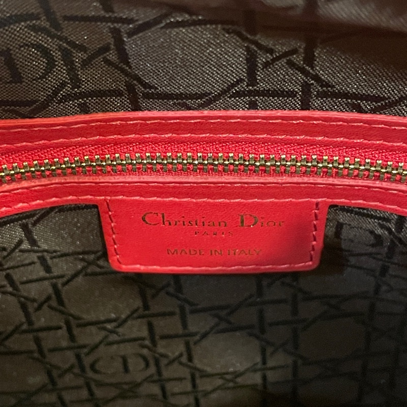 Dior CAL44560紅羊皮金釦Lady Dior黛妃包6x7-29