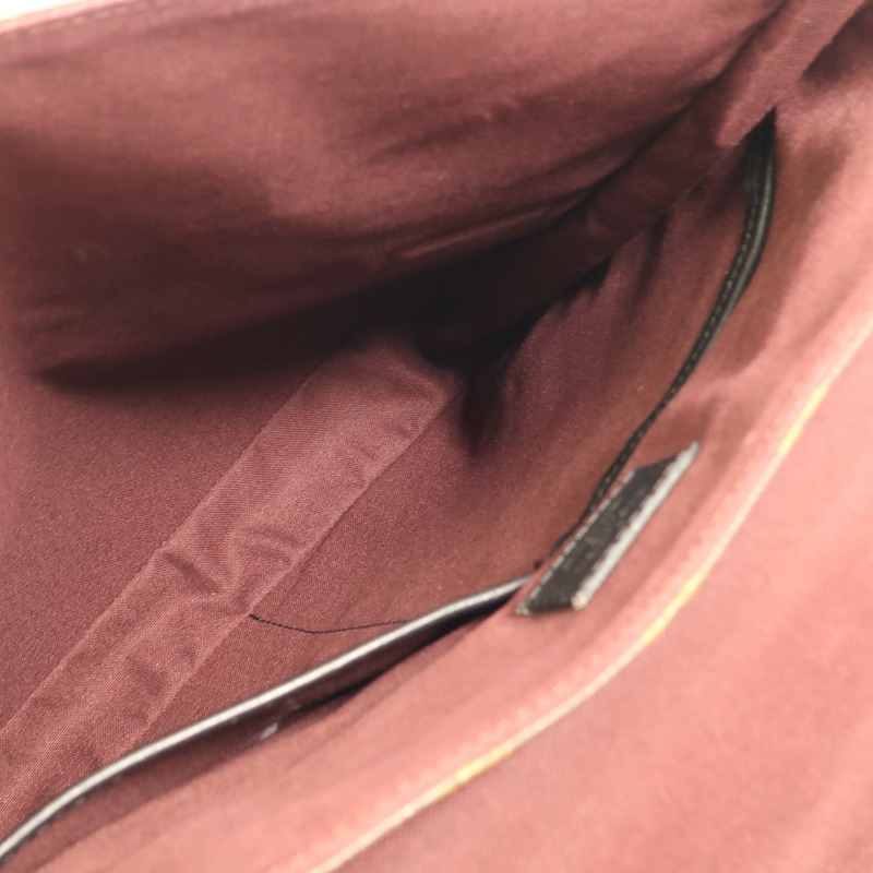 LOUIS VUITTON Monogram Shoulder Bag銀扣肩背袋-4