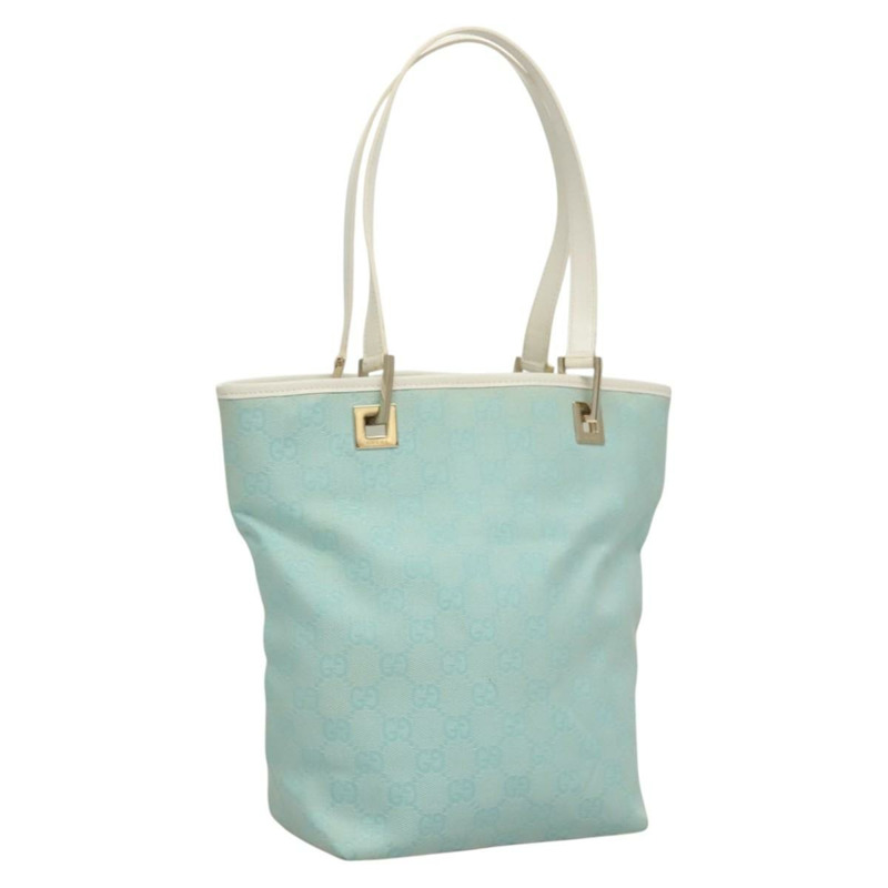 【日本直送】GUCCI GG 帆布托特包淺藍金色 002 1099 正品 BA1517-0