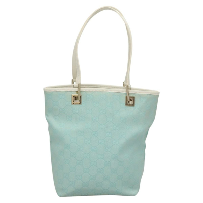 【日本直送】GUCCI GG 帆布托特包淺藍金色 002 1099 正品 BA1517-1