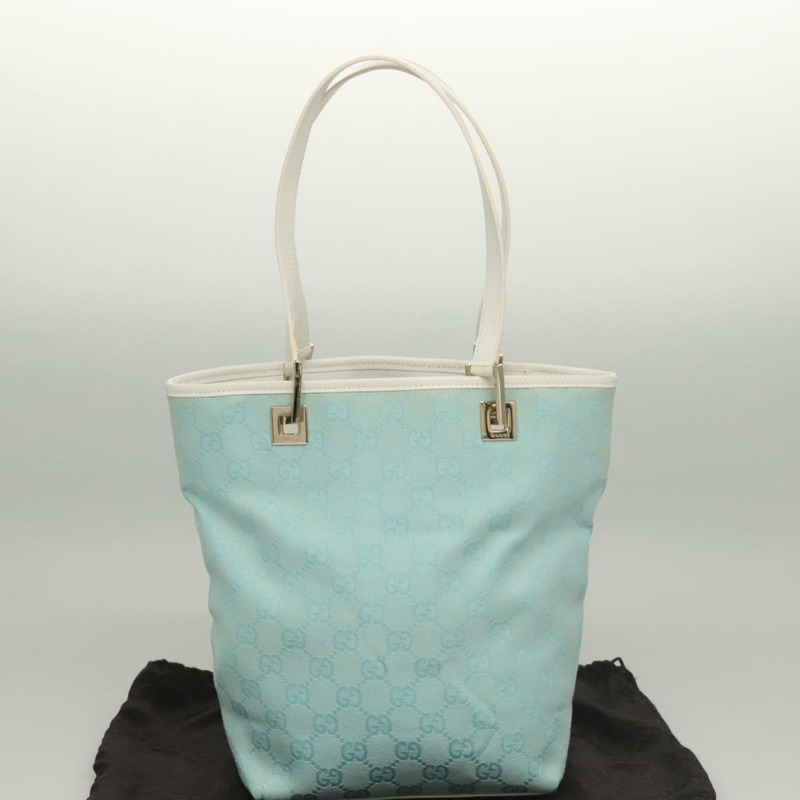 【日本直送】GUCCI GG 帆布托特包淺藍金色 002 1099 正品 BA1517-11
