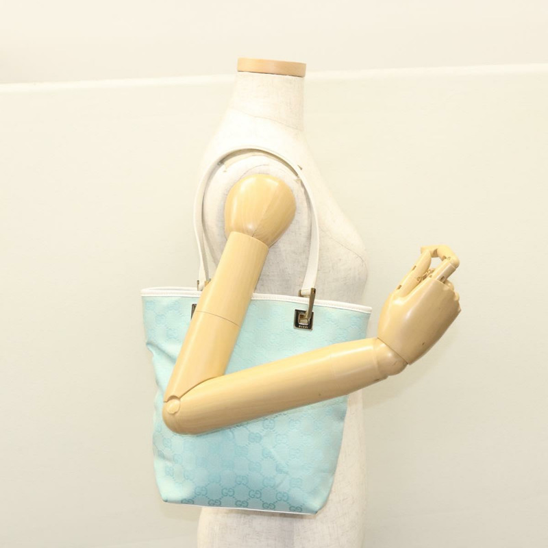 【日本直送】GUCCI GG 帆布托特包淺藍金色 002 1099 正品 BA1517-22