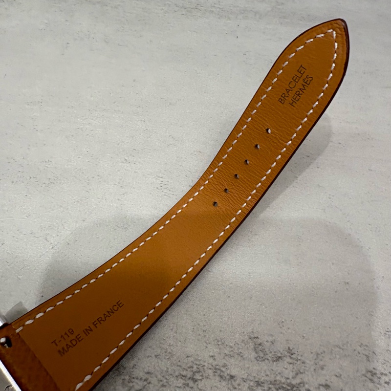 HERMES愛馬仕｜腕錶34mm手錶/石英腕錶Heure H腕錶，34 mm金棕銀-8