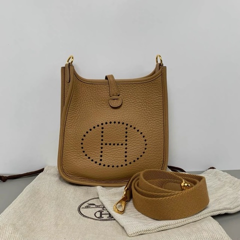 98-99新 B刻 Hermès 愛馬仕 Mini Evelyne伊芙琳