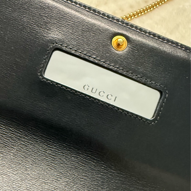 Gucci Horsebit 1955 馬銜系列鍊帶斜背-12