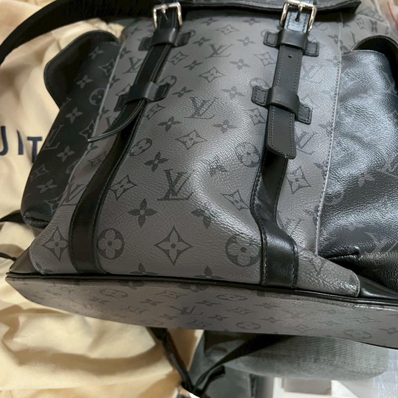 Louis Vuitton LV Christopher 黑武士 後背包 MM-9
