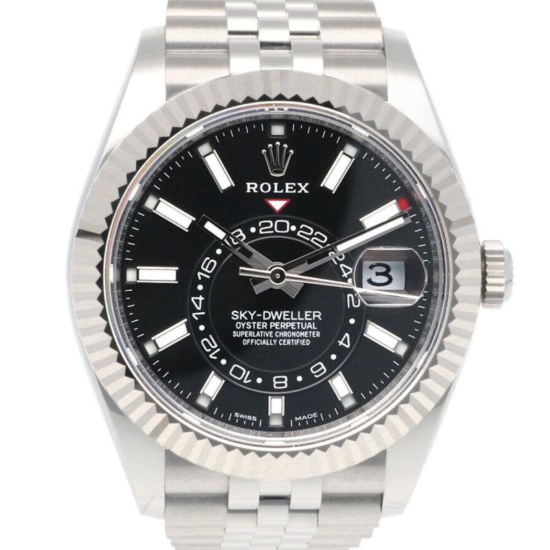 勞力士 Sky-Dweller Oyster Perpetual 手錶 不鏽鋼 326934 自動 男士 ROLEX 隨機-0